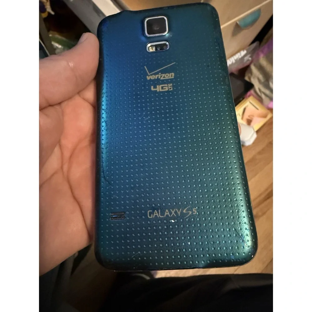 Samsung Galaxy S5 LTE-A SM-G906S - 16GB - Electric Blue (parts Phone , No Power)